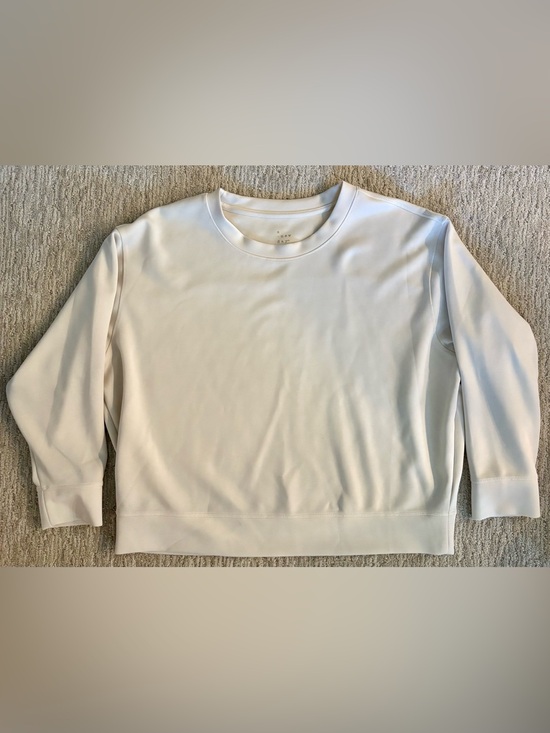 a new day Sweaters - Cream Athletic Pullover